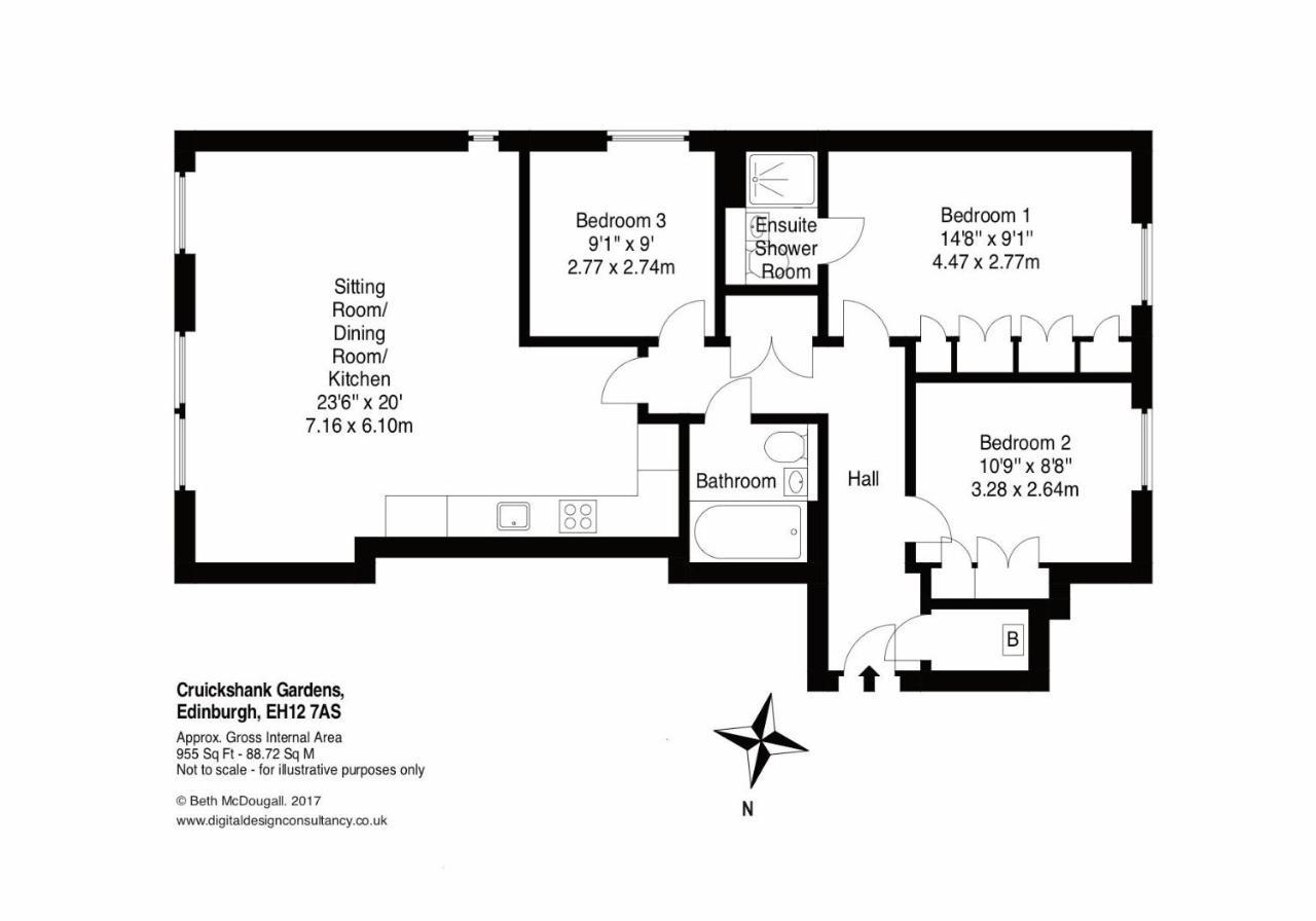 The Cruickshank Residence Edinburgh Kültér fotó